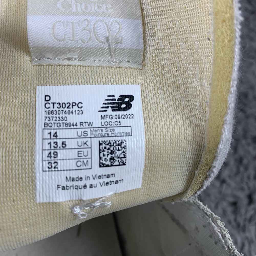 New Balance Mens Gray Beige CT302PC Lace Up Low Top Sneaker Shoes Size US 14 - Picture 8 of 8